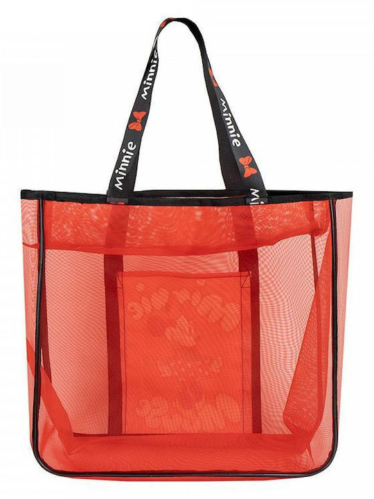 Cerda Disney Minnie Mouse Kids Beach Bag Red 62x39cm