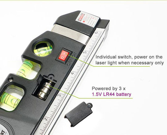 Proskit Linear Laser-Wasserwaage Roter Strahl