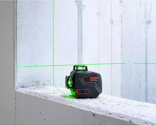 Sola PLANO 3D GREEN Αυτορυθμιζόμενο Γραμμικό Αλφάδι Laser Πράσινης Δέσμης 3.6V με Εύρος Εργασίας 30m