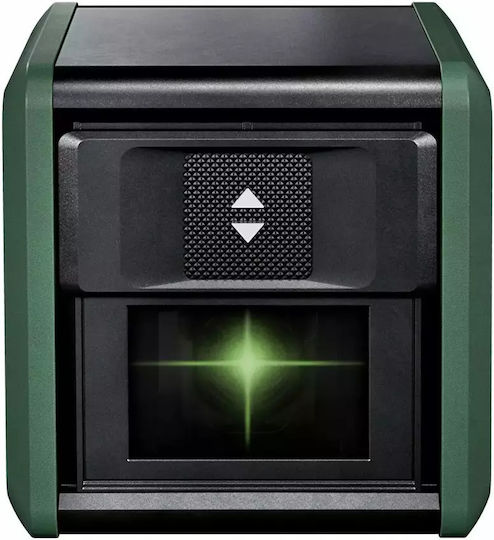 Bosch Quigo Αυτορυθμιζόμενο Γραμμικό Αλφάδι Laser Πράσινης Δέσμης 1.5V με Εύρος Εργασίας 12m