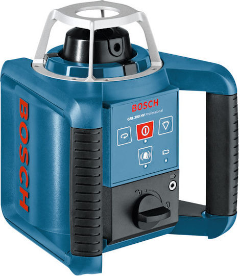 Bosch GRL 300 HV Αυτορυθμιζόμενο Περιστροφικό Αλφάδι Laser Κόκκινης Δέσμης 9V με Εύρος Εργασίας 60m