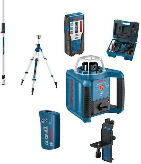 Bosch GRL 300 HV Professional Set Самонивелиращо Въртящо се Лазерен нивелир Червен лъч 9V