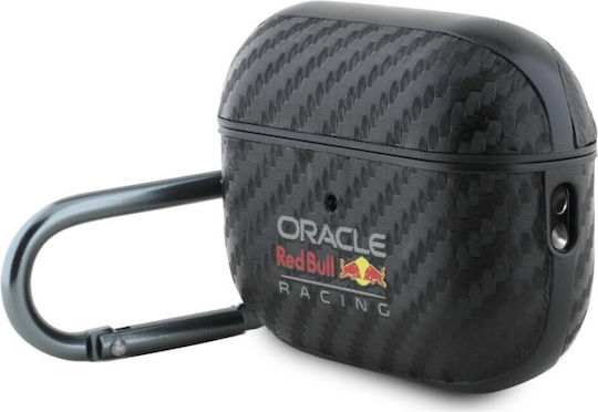 Red Bull Case Plastic with Hook in Black color for Apple AirPods Pro 2