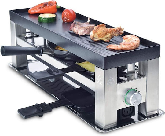 Solis Επιτραπέζια Ηλεκτρική Ψησταριά Raclette 650W Ανοξείδωτη με Ρυθμιζόμενο Θερμοστάτη