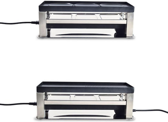 Solis Επιτραπέζια Ηλεκτρική Ψησταριά Raclette 650W Ανοξείδωτη με Ρυθμιζόμενο Θερμοστάτη