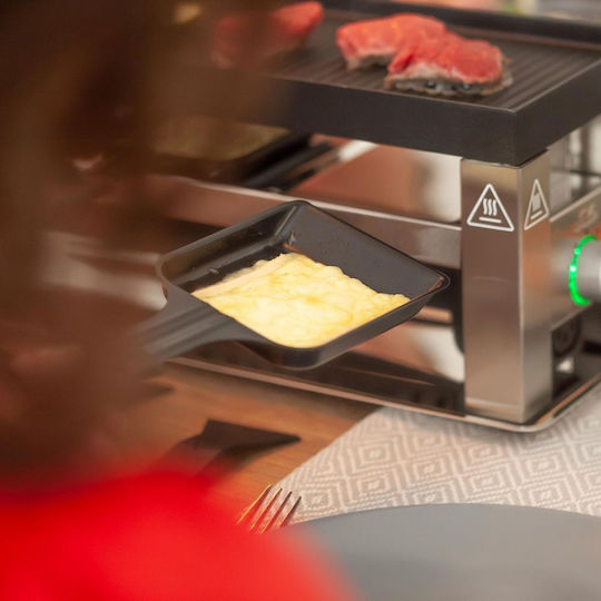 Solis Επιτραπέζια Ηλεκτρική Ψησταριά Raclette 650W Ανοξείδωτη με Ρυθμιζόμενο Θερμοστάτη