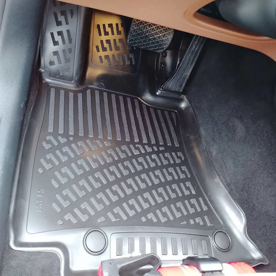 Πατάκια Σκαφάκια 3d Λάστιχο Tpe Mercedes E-class W214 2023 Rizline 4 Τεμάχια Μαύρα