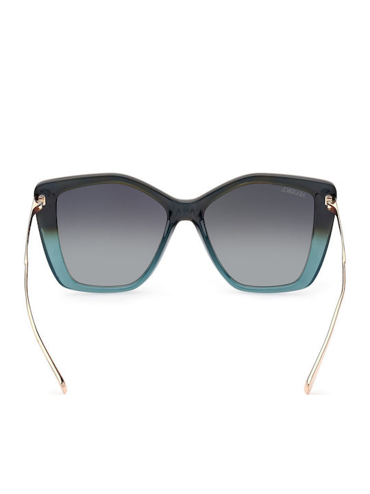 Max & Co Women's Sunglasses with Brown Tartaruga Plastic Frame and Brown Gradient Lens MO0065 56N
