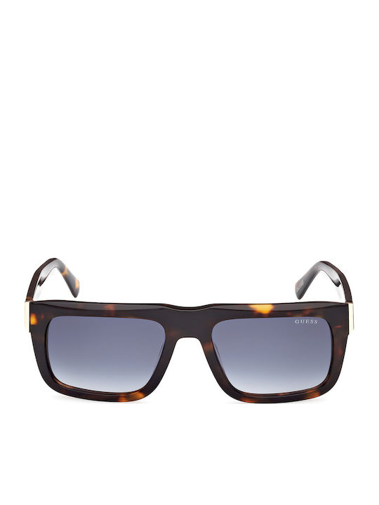 Guess Men's Sunglasses with Black Tartaruga Horn-Rimmed Frame and Grey Gradient Lens GU00171 52W