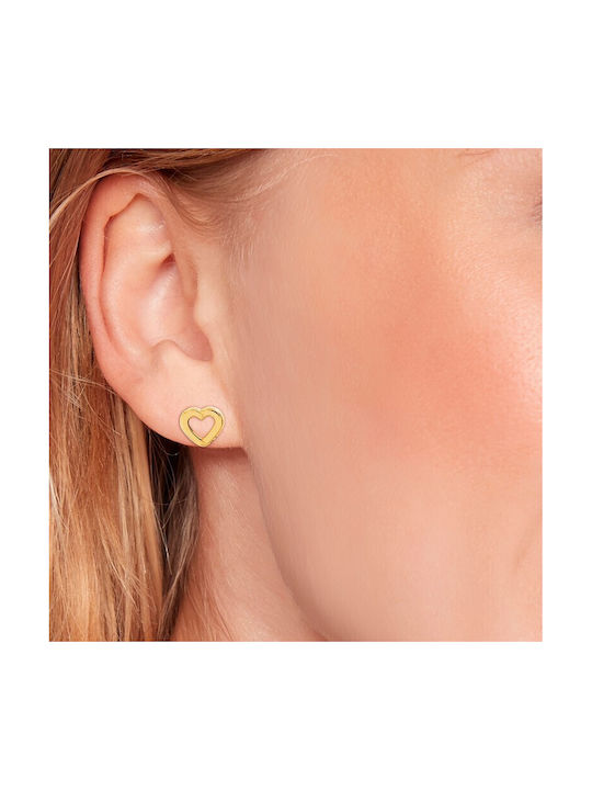 Tommy Hilfiger Earrings made of Steel Gold Plated