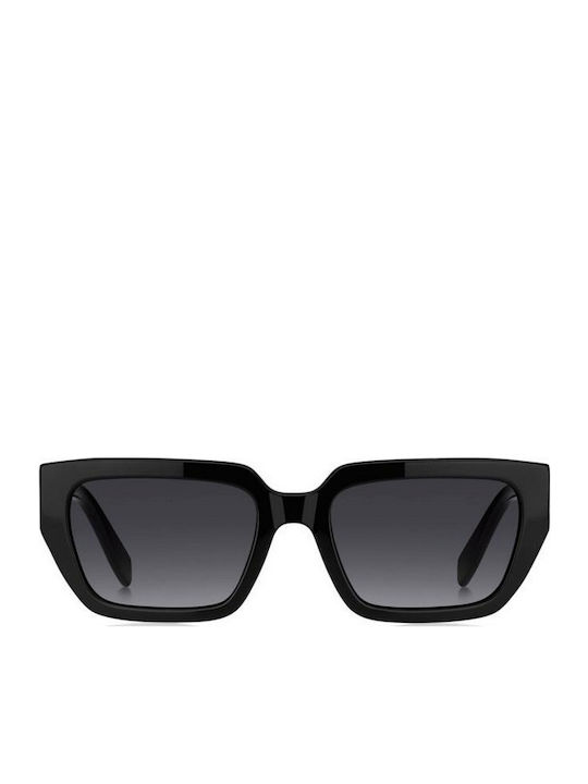 Marc Jacobs Damentaschen Sonnenbrillen mit Schwarzem Horn umrandetem Rahmen und Gray Verlaufsfarbe Gläser