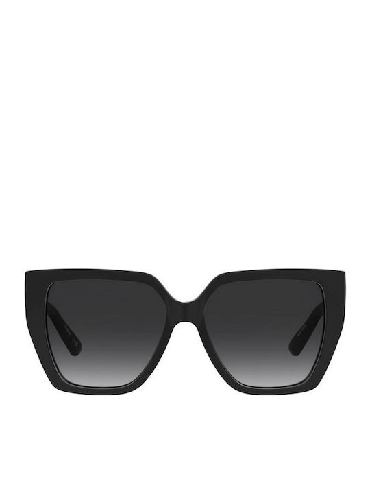 Moschino Women's Sunglasses with Black Plastic Frame and Black Gradient Lens MOL088/S 807/9O