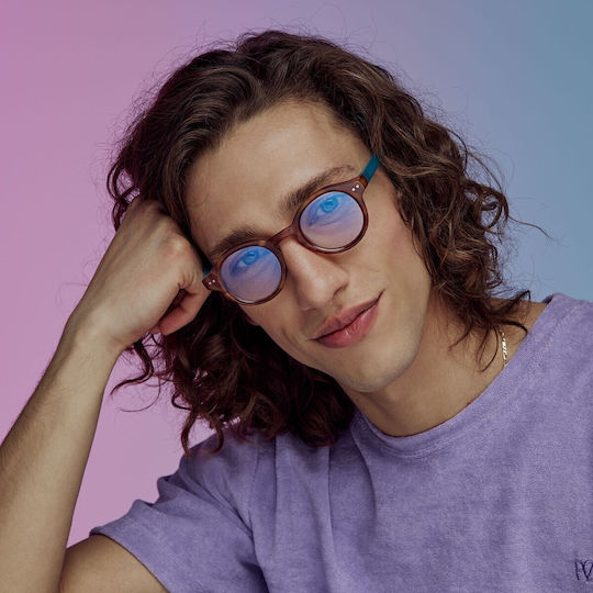 Caserta Screen Protection Glasses in Braun Schildpatt