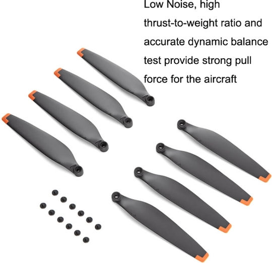 Original Title: Γνήσια Προπέλα Ζευγών Dji Mini 4 Pro Mini 3 Pro Μαύρο

Translated Title: Original Propeller Pair DJI Mini 4 Pro Mini 3 Pro Schwarz