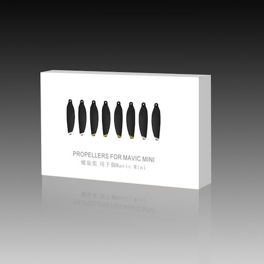 8 Pieces Sunnylife 4726f Low Noise Propellers Quick Release for Dji Mavic Mini 1 Silver