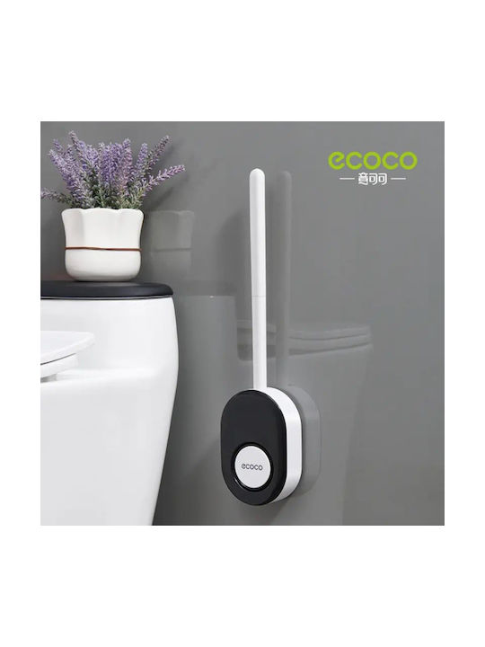 Set Toilet Paper Holder Storage Shelf Silicone Toilet Brush Wall Mount Hair Dryer 3 Pieces Aromatherapy
