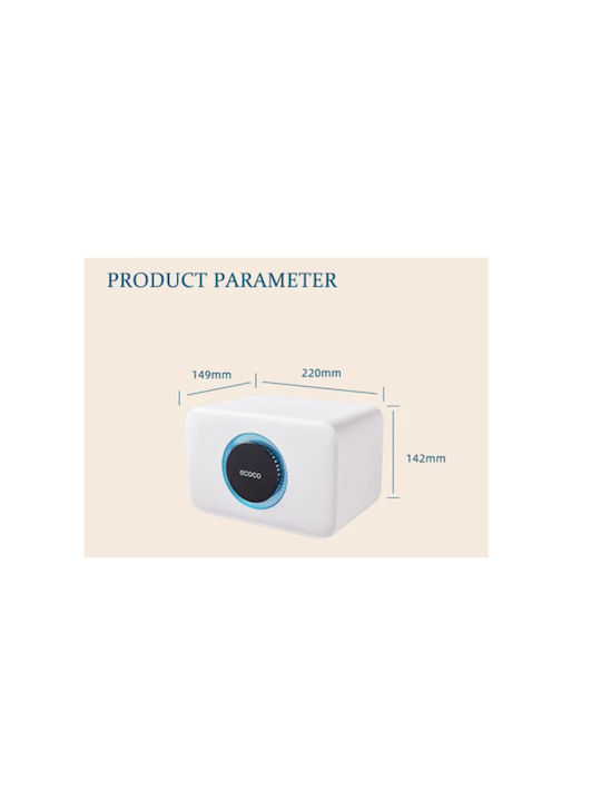 Set Toilet Paper Holder Storage Shelf Silicone Toilet Brush Wall Mount Hair Dryer 3 Pieces Aromatherapy
