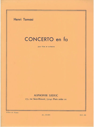 Tomasi Konzert in F für Flöte und Orchester