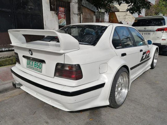 Trunk Lid Spoiler made of Plastic BMW E36 / M3 Hyundai Coupe Renault Coupe SsangYong Subaru Suzuki Toyota Volkswagen Volvo Zastava
