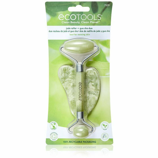 EcoTools Roller Προσώπου & Εργαλείο Gua Sha από Νεφρίτη