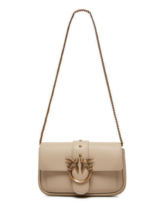 Pinko Women's Bag Shoulder Beige