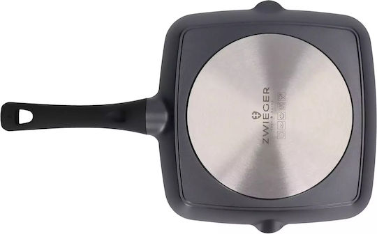 Zwieger Pan aus Druckguss-Aluminium mit Steinbeschichtung 28cm