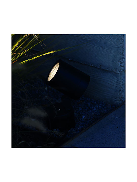Ideal Lux Φωτιστικό Προβολάκι LED Εξωτερικού Χώρου 13W με Θερμό Λευκό Φως IP66 Μαύρο