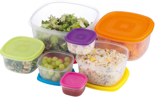 Set Transparent Lunch Boxes 7 Pieces