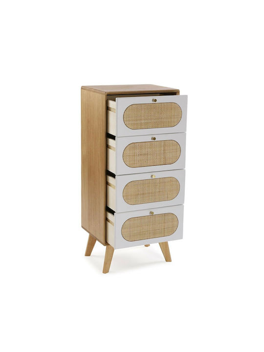 Wooden Chest of Drawers Brown 40x30x90cm