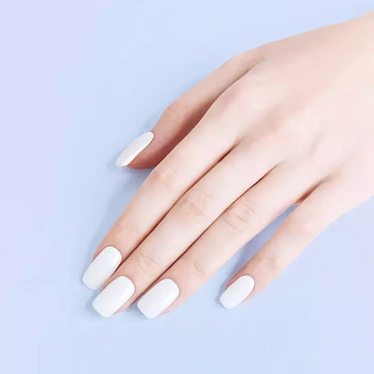 Ohora Gel Nail Stickers Clean White Shade Nb-048 Quantity 1