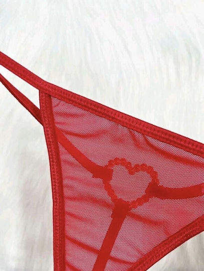 Γυναικείο Σλιπ String Tres Chic Κόκκινο