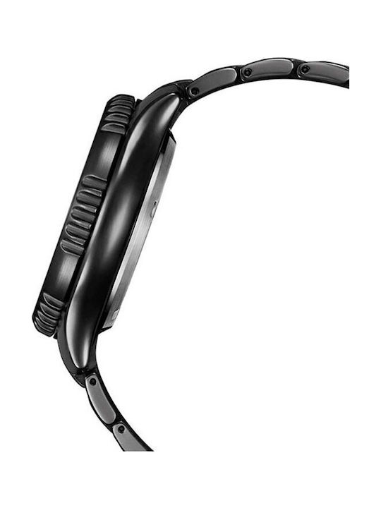 Citizen Promaster Mechanical Ανδρικό Ρολόι Αυτόματο με Μαύρο Μεταλλικό Μπρασελέ