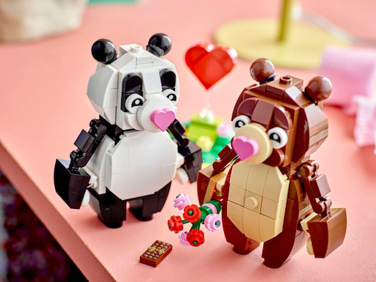 LEGO Cuburi de Construit Love Bears pentru 9+ Ani 287 Bucăți