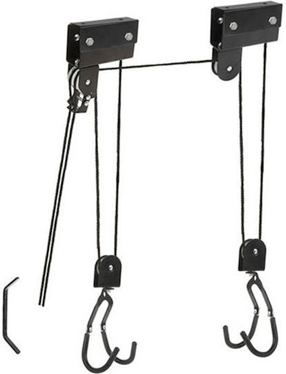 Zola Bicycle Rack Ceiling Mount Metal Black