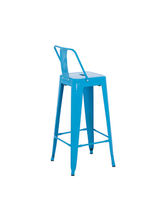 Stool for Bar Outdoor Melita-pro Blue 42x42x100cm