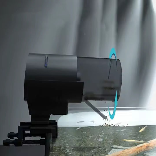 Vanters Automatic Feeder for Aquariums with Scheduled Feeding 230ml M15xW7.5xH12.5cm