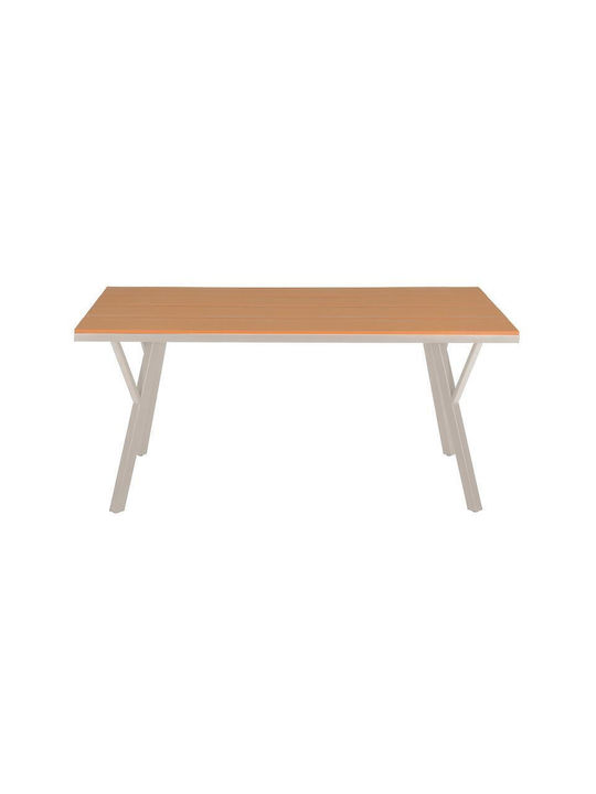 Tisch Stabil Fl6514 Beige 160x91x72cm