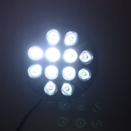 Round Car Headlight LED Universal 10 - 30V 60W with White Lighting 1 Piece