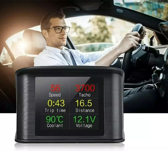 Car OBD2, Head Up Display and Water Temperature Analog Instrument 46mm