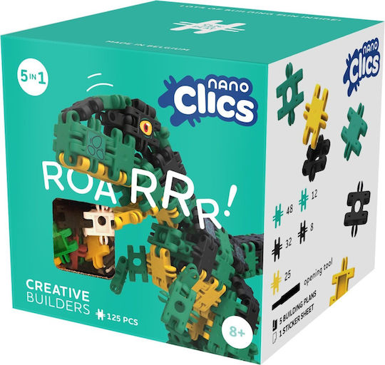Clics Toys Clicformers Bauklötze Für 8+ Jahre 125 Stück