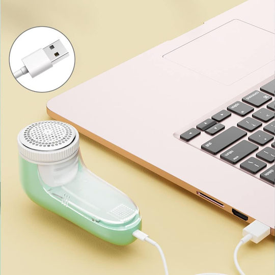 Rechargeable Fabric Shaver Green