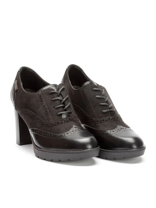 Ghete dama de piele Negru