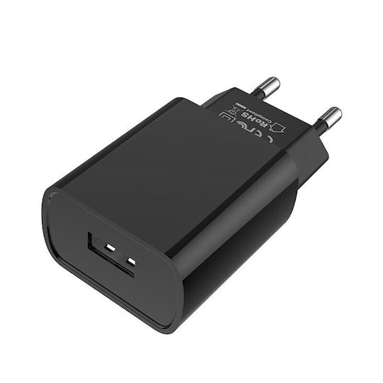 Borofone Charger with USB-A Port and Lightning Cable Quick Charge 3.0 / PPS / Quick Charge 2.0 Black (BA20A)