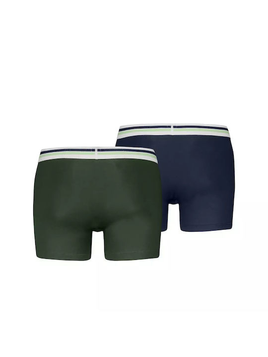 Levi's Men's Boxers 2Pack Green/Navy