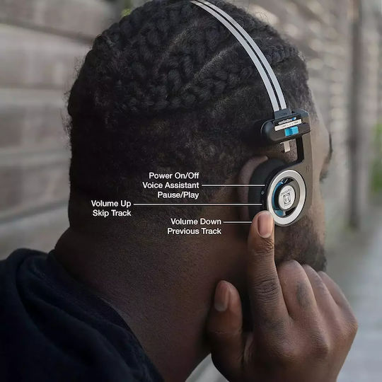 Koss Porta Pro Classic Wireless Wired On Ear Headphones with 20 Hours Playing Time Black Silver