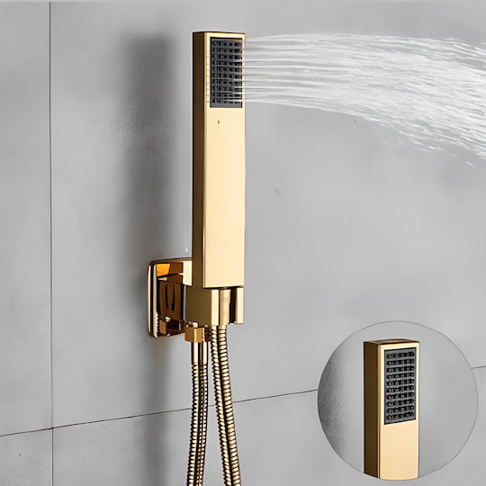 für Dusche 2 Ausgänge Gold