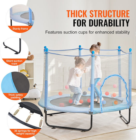 Vevor Kids Trampoline with Net