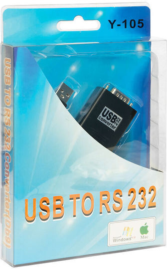 Μετατροπέας Usb Rs232 Db9 Db25 Οεμ 18029