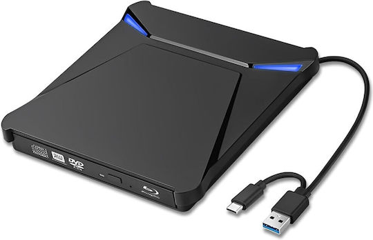 External DVD/CD Recorder for Desktop Black