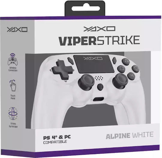 Yaxo Viper Strike Kabellos Gamepad für Android / PC / PS3 / PS4 / iOS Weiß